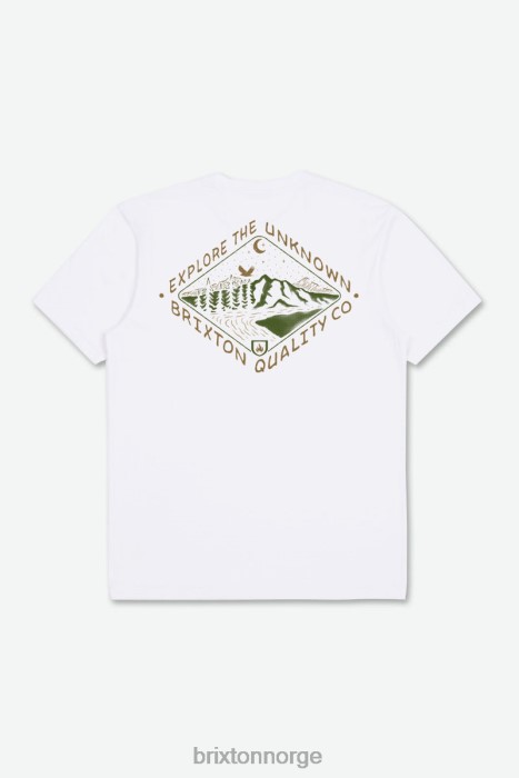 klær Brixton apalachin s/s standard t-skjorte hvit menn V0R6683 - Brixton Hatt