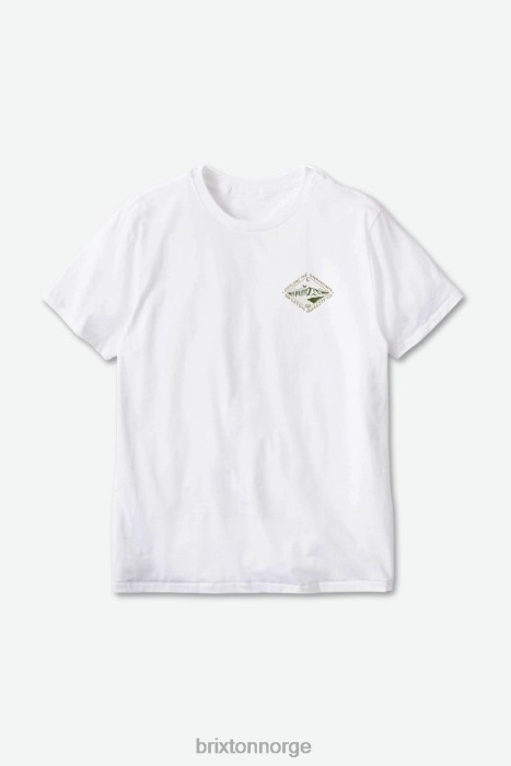 klær Brixton apalachin s/s standard t-skjorte hvit menn V0R6683 - Brixton Hatt